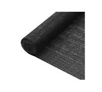 vidaXL Filet brise-vue 1,8x25 m - Noir