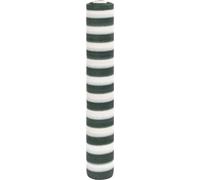 Filet brise-vue vert et blanc 1,5x25 m PEHD 150 g/m²