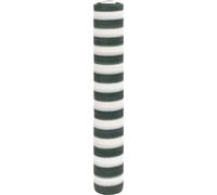 Filet brise-vue vert et blanc 2x25 m PEHD 150 g/m²