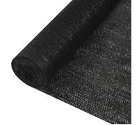 Filet brise-vue - vidaXL - 1x10 m - Noir - 195 g/m² - Résistant aux UV et moisissures