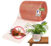 Filet Cuivre Anti limaces et escargots 10m x 12.7cm - Ruban Haute qualité | Grillage protecteur plantes maison et jardin - Barriere naturelle gastéropodes, rongeurs, inoffensif animaux domestiques