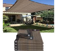 Filet d’Ombrage 95% HDPE UV Résistant à la Traction - Filet Protection Solaire avec Perçages Tous Les 1 m, 6 Coutures Renforcées - Toile d’Ombrage Voile Ombrage Tissu d’Ombrage