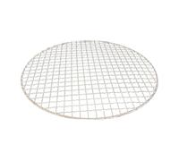 Filet de barbecue rond en acier inoxydable | Maille à griller argentée de 10 à 50 cm for barbecue(25cm)