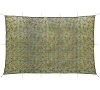 Filet de camouflage avec sac de rangement 6x7 m Vert