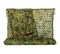 Filet de camouflage - PZCC - 4 x 5 m - Vert - Polyester - Voile d'ombrage protection solaire