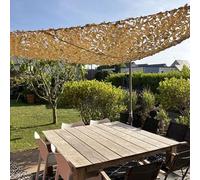 Filet de Camouflage Triangulaire Sable 5x5x5m