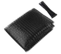 Filet de Clôture de Jardin, Bordure Renforcée, Dimensions Personnalisées | Maille Lisse Facile à Nettoyer, pour Enclos Temporaires, Pelouse, Massifs Floraux et Plantes Grimpantes
