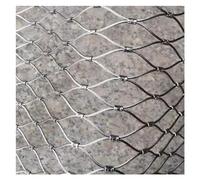 Filet de clôture en acier inoxydable 304 - 1 x 40 m - 10 x 10 cm - Résistant à la rouille - Protection contre la faune - Pour balcon et jardin
