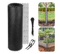 Filet de clôture pour volaille - Barrière de protection des | Long rouleau de clôture de jardin en maille pour porche, terrasse, cour, pelouse, ferme, chien, poulet, chat, lapin, canard