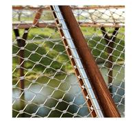 Filet de Corde en Acier Inoxydable 304, Clôture de jardin, Filet Anti-Chute | Grille Métallique, pour ferme, Voliere, Poule, Mouton, animaux, projet de jardin et bricolage, 3cm/2mm 0.6×4m