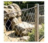 Filet De Garde-corps Flexible En Corde, Grille En Corde INOX | Grillage De Sécurité À Mailles De 10cm, Pour Balcon, Aire De Jeux, Et Décoration De Jardin(1.2x15m)