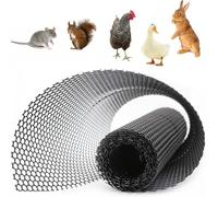 Filet de jardin Clôture for volailles for poussins Panneaux treillis en plastique for oiseaux/rennes/écureuils Plantes potagères et arbres fruitiers(1.2x5m)