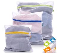 Filet de lavage - ULTRA CLEAN - 3 pièces - Polyester blanc - Fermeture éclair - 35x27 cm - 46x35 cm - 53x46 cm