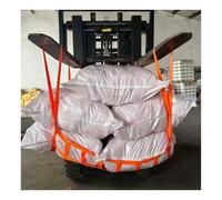 Filet de Levage de Charge carré de 3,3 à 13 Pieds, capacité de Charge de 881 à 8818 Livres, avec Sangles et Sac, for Chantier de Construction, en Polyester(1m-1102lbs-10cm)