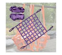 Filet de Levage de Chargement Pliable Violet Robuste, Sangle de sécurité en Polyester, Sangle de Levage Plate, Sac de gréement de Briques suspendues(1m-881lbs-15cm)
