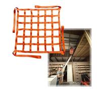 Filet de Levage de sécurité carré de 1 à 4 m, élingue Plate en Polyester for Chantier, déplacement, Levage, Chargement et déchargement(2.5m-6613.9lbs-15cm)