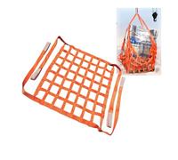 Filet de Levage de sécurité carré de 3,3 à 11,5 Pieds, élingue Plate en Polyester for travaux de Construction, de déplacement, de Levage, de Chargement(1x1m-200kg/441lbs-10cm)