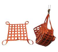 Filet de Levage Haute résistance 3x3m - Capacité 0,3-3,5 tonnes, élingue en Maille Durable pour Le déménagement, Le tirage, la Construction, Le Levage de Charges Lourdes, Usage Industriel, m