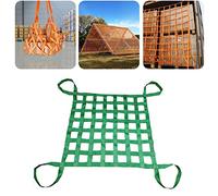 Filet de Levage pour Charges Lourdes, Filet élastique en Polyester, Sac de Levage Robuste et résistant aux déchirures, Filet de Levage pour quais de Chantier, Vert (Dimensions : 1,5 x 1,5 m)