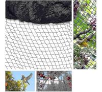 Filet de protection anti-oiseaux 15 m x 15 m, filet anti-oiseaux, filet pour plantes, filet de jardin pour étang, grands trous de 5 x 5 cm
