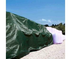 Filet de Protection Balles 10 x 25 m, Filet pour Balles de Foin Vert