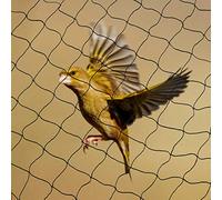 Filet de protection contre les oiseaux, 30 x 15 m, largeur des mailles 5 x 5 cm, filet noir polyvalent, pour balcon, jardin, étang et piscine, robuste et durable