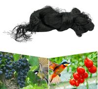 Filet de protection contre les oiseaux - Filet de jardin anti-oiseaux - Dimensions : 30 x 15 m - Réutilisable - Dimensions ajustables - Polyester - Pour les arbres fruitiers et les légumes