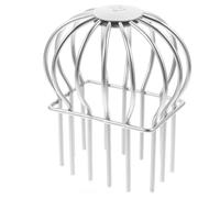 Filet de Protection de Gouttière Rond en Acier Inoxydable Argenté | Maillage Fin, Installation sans Outil, pour Drainage Patio et Balcon, Entretien Rapide