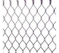Filet de protection de jardin - Maille de 2 mm, corde de 10 cm, acier inoxydable 304 - Taille 1,5 x 40 m pour protéger les plantes, les fruits et les légumes contre les oiseaux et les parasites