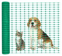 Filet de protection en polypropylène - Clôture pour jardin et animaux - Longueur : 80 mètres - Hauteur : 100 cm - Flexible - Adapté aux animaux domestiques et à la volaille - Couleur : vert