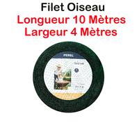 FILET DE PROTECTION OISEAUX Longueur 10 M X Largeur 4 M Maille 22 x 22 mm