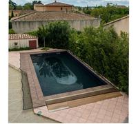 WERKA PRO, Filet de Protection pour Piscine 100g/m2, Idéal pour Éviter les Débris et Salissures, Installation Facile avec Œillets en Aluminium, Structure Renforcée, 5 x 9 m, Vert
