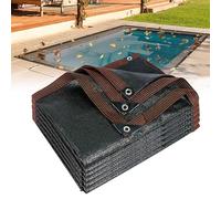 Filet de Protection Piscine pour Feuilles,Bache Piscines,Couverture Piscine D'hivernage Idéal pour Éviter Les Débris et Feuilles,Résistant aux UV,Installation Facile avec Œillets(6x10m(19.6x32.8ft))