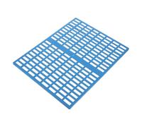 Filet de Protection pour Écumoire de Piscine Bleu 42x33x1cm | Maille Fine en Plastique, Installation sans Outil, Nettoyage, pour Piscines hors Sol et Bassins