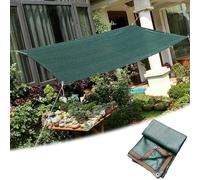 Filet de protection pour étang - 90 % d'ombrage - Résistant aux UV - Pour jardin, extérieur, terrasse, arrière-cour - Taille 4 x 9 m - Parfait pour les étangs et les plans d'eau - Vert foncé