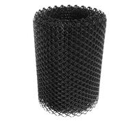 Filet de Protection pour Gouttière en PE Noir Anti-bouchage Feuilles | Maille Résistante à Déformation, Entretien, Aide les Écoulements Pluviaux et Évacuations