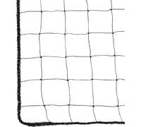 Filet de protection pour volailles, filet pour volailles, clôture pour poulets, couleur noire, dimensions 10 x 5 mètres, en polyéthylène, pour une utilisation en extérieur, résistant à la déchirure