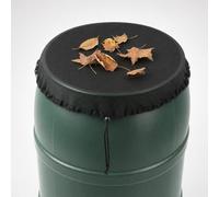 Filet de récupération d'eau de pluie - Couvercle pour réservoir de pluie - Avec élastique - Cordon de serrage - Jusqu'à 95 cm - Filet rond - Protection contre les feuilles, les moustiques, les petits