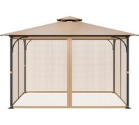 Filet de remplacement pour gazebo de 10 x 12 x 7,3 pieds, filet uniquement