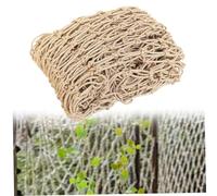 Filet de Support pour Plantes en Jute, Filet de Jardin en Jute pour Plantes, Ficelle en Treillis Naturel pour Pois, Haricots et légumes grimpants, 79x197 Pouces