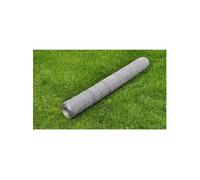 vidaXL Grillage pour volière Acier galvanisé 25 x 0,75 m Argenté