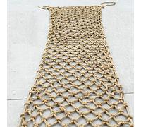 Filet Décoratif Corde pour Intérieur ou Extérieur, Sécurité Protection Chanvre Corde, Filet Anti-Chute pour Garde-Corps D’Escalier et Balcon Enfants (2x7m)