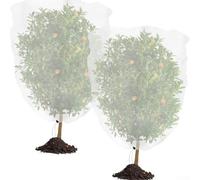 Filet d'exclusion d'oiseaux à fermeture éclair 60 mailles pour arbres fruitiers et plantes favorisant une croissance saine et la lutte antiparasitaire (60 x 80 cm)