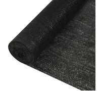 Vidaxl Filet Brise-Vue Noir 1,8x10 M Pehd 195 G/M² Noir
