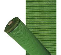 Filet d'ombrage 1,0 mètre, rouleau vert de 100 mètres.