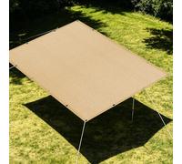 Filet d'ombrage 1.5 x 1.7 m Anti UV Filet Ombrage Résistant pour Potager, Serre, Balcon, Terrasse, Pergola, Patio, Jaune Sable