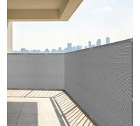 Filet d'ombrage 1.6 x 3 m Vent et Perméable à l'eau Voile d'ombrage pour Terrasse Résistant pour Couverture Végétale Serre Jardin Pergola Patio Lawn Pet House, Gris Clair