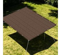 Filet d'ombrage 1.7 x 1.7 m Anti UV Filet Ombrage Résistant pour Potager, Serre, Balcon, Terrasse, Pergola, Patio, Brun