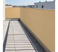 Filet d'ombrage 1 x 1.5 m Vent et Perméable à l'eau Filet de Protection Résistant pour Potager, Serre, Balcon, Terrasse, Pergola, Patio, Jaune Sable