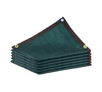 Filet d'ombrage 15 x 20 m - Tissu de protection UV à 70 à 90 % avec œillets - Solution bloquante pour jardin, serre, plante - Solution bloquante pour l'extérieur, vert foncé